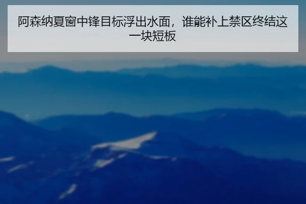 阿森纳夏窗中锋目标浮出水面，谁能补上禁区终结这一块短板